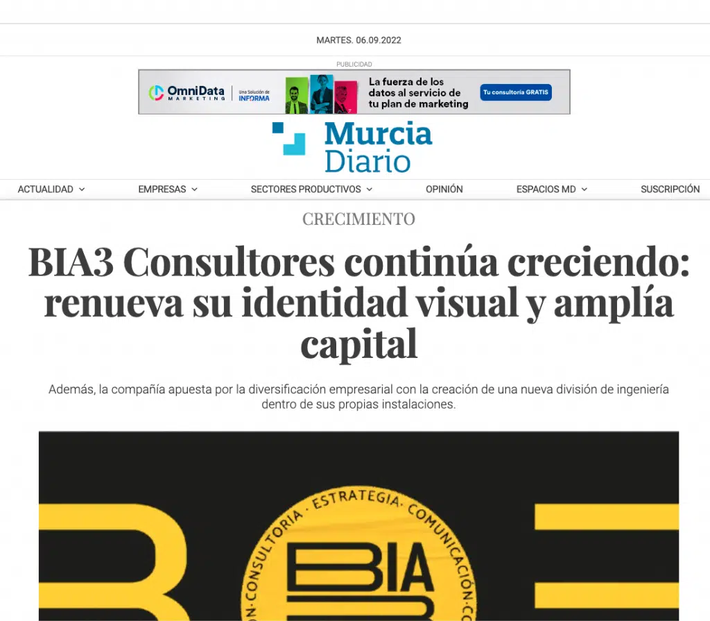 BIA3 Consultores en Murcia Diario