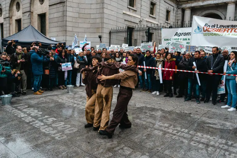 Realidades que, sin agua, desaparecerán 3 Tasvase Tajo Segura Manifestación Performance BIA3 Consultores