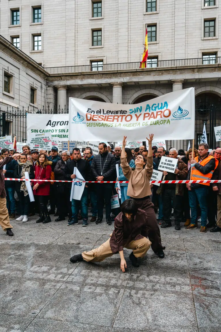 Realidades que, sin agua, desaparecerán 4 Tasvase Tajo Segura Manifestación Performance BIA3 Consultores