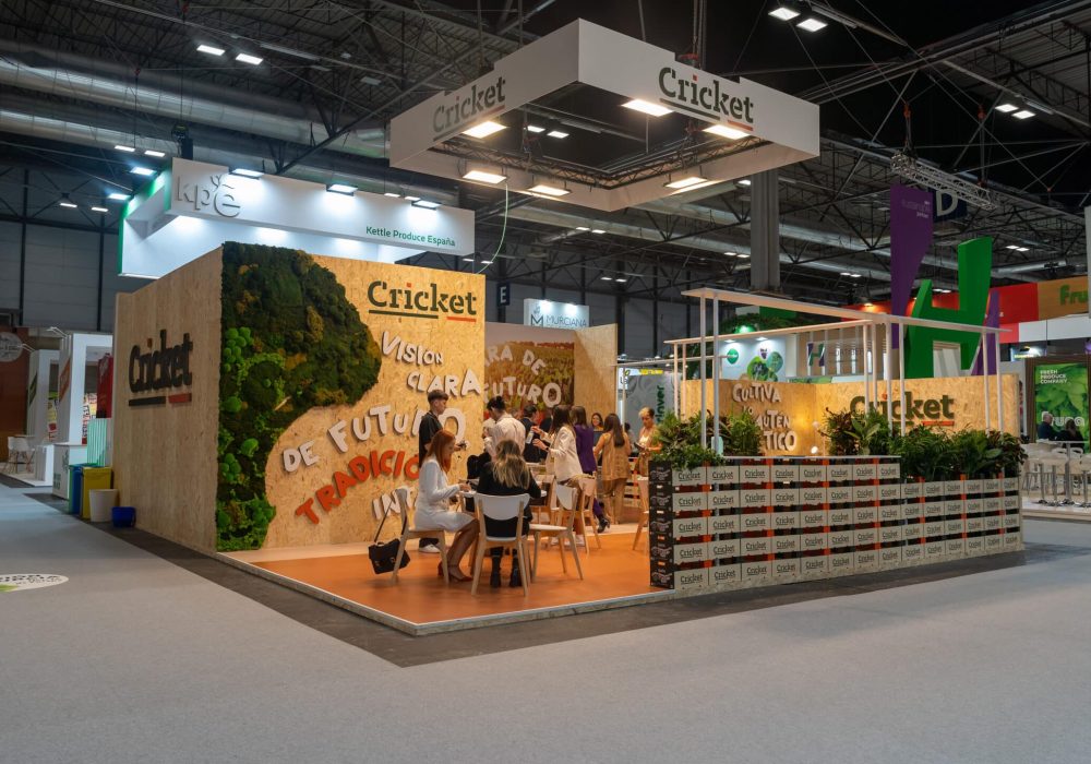 Eventos, RRPP y Ferias 3 Stand de Cricket en Fruit Attraction 2022 diseñado por BIA3 Consultores